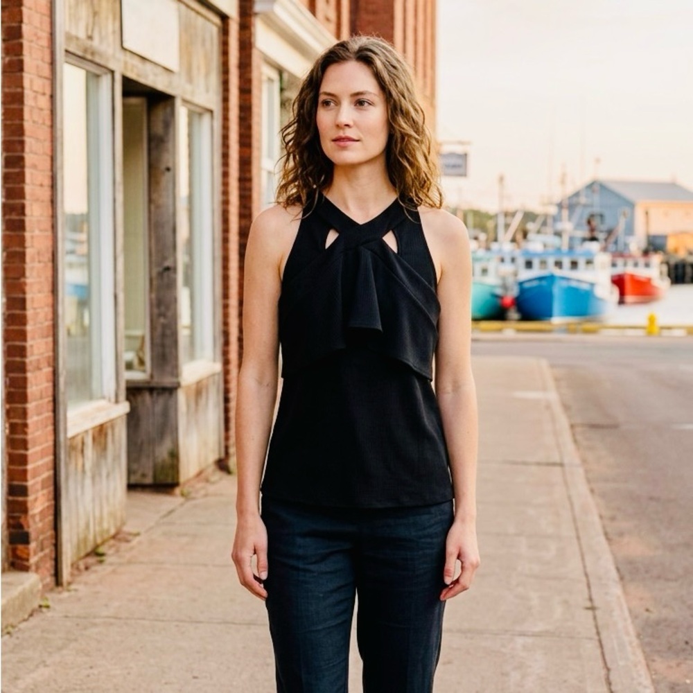 Apt. 9 Black Halter Tank Top